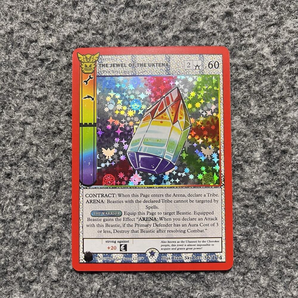 Metazoo Native The Jewel of Uktena 36/174 Big Box Full Holo Card NM